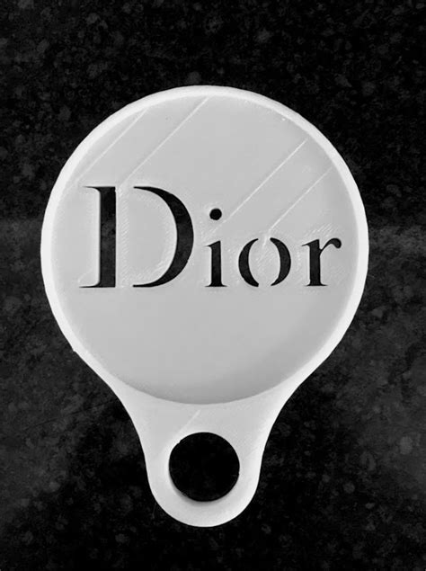 dior coffee stencil|dior stencil for shoes.